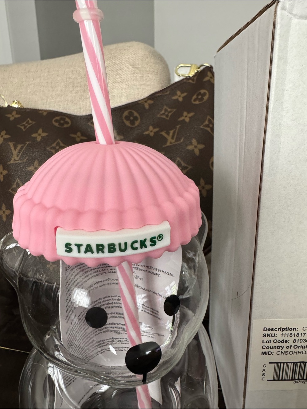 Starbucks Pink Bearista Cup - Korea Exclusive - Picture 2 of 13